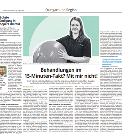 Behandlungen im 15 Minuten-Takt