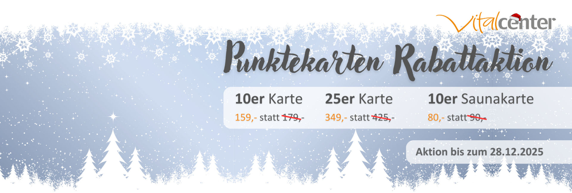 Punktekarten Rabattaktion