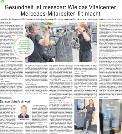 Wie das Vitalcenter in Sindelfingen Mercedes-Mitarbeitende fit macht