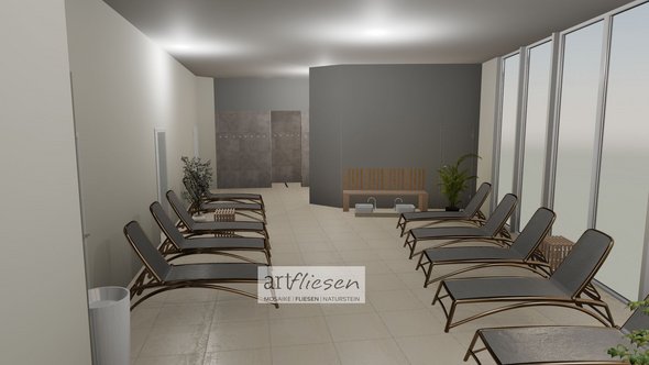 Modell Umbau Wellnessbereich