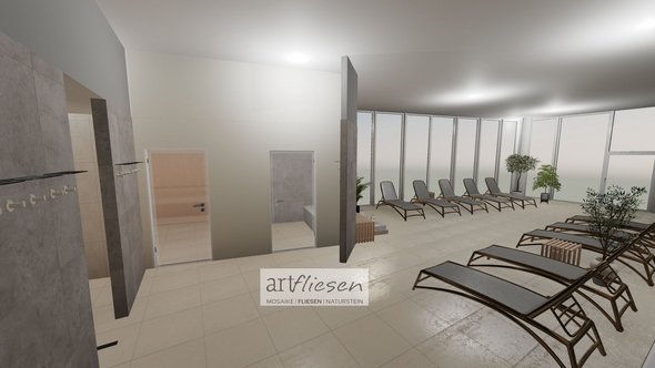 Modell Umbau Wellnessbereich